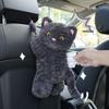 Cartoon Cat Plush Hanging Car Tissue Box For Car Backseat