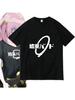 Unisex Anime Cos BOCCHI THE ROCK Hitori Gotoh Ljichi Nijika Cotton Casual Short T-Shirt Tee 61584