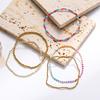 Handmade Bracelet, Bohemian Vacation Style, Layered, Women's Five Piece Set, Rice Bead Bracelet