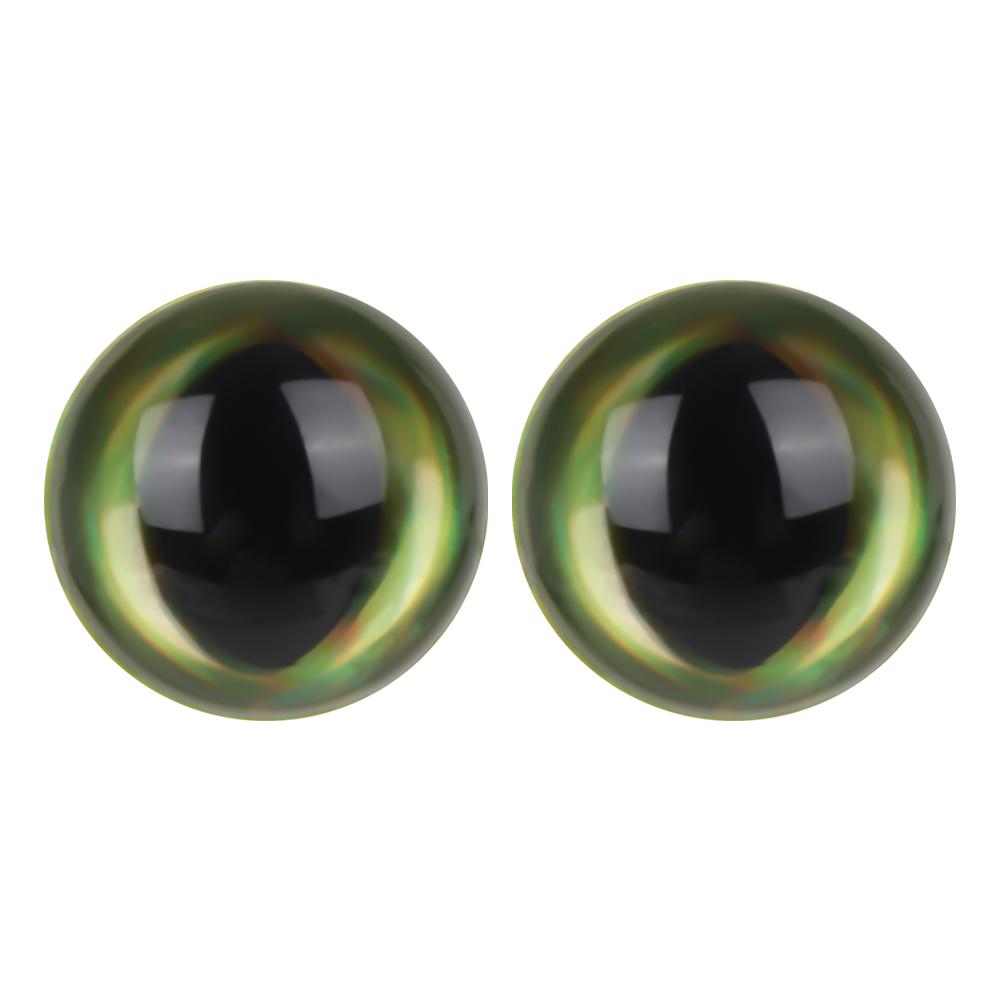 12/15/18mm Cat Eyes DIY Eyes with Eyelashes  Animal Supplies  Accessories 3D Eyes