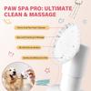 Pet Paw Cleaner Foam - No-Rinse Waterless Gentle Lick-Safe, Plant Extracts Soothing Moisturizing with Soft Brush for Cats Dogs