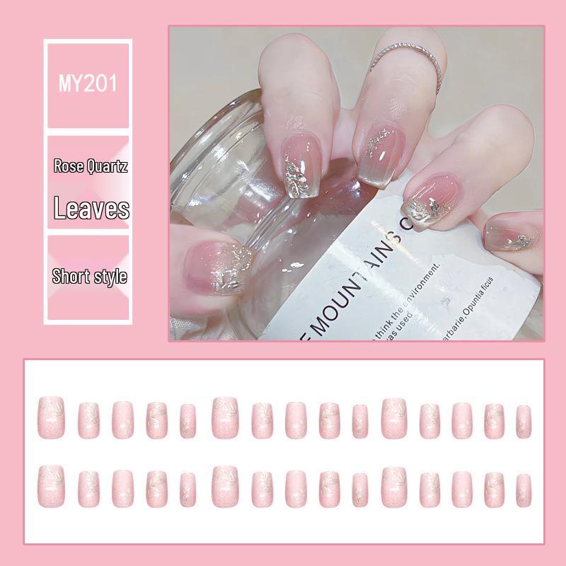 Chasing Light Cat's Eye Crystal Nails: Handmade, Detachable, Flash Diamond Design for Trendy, Stylish Looks.