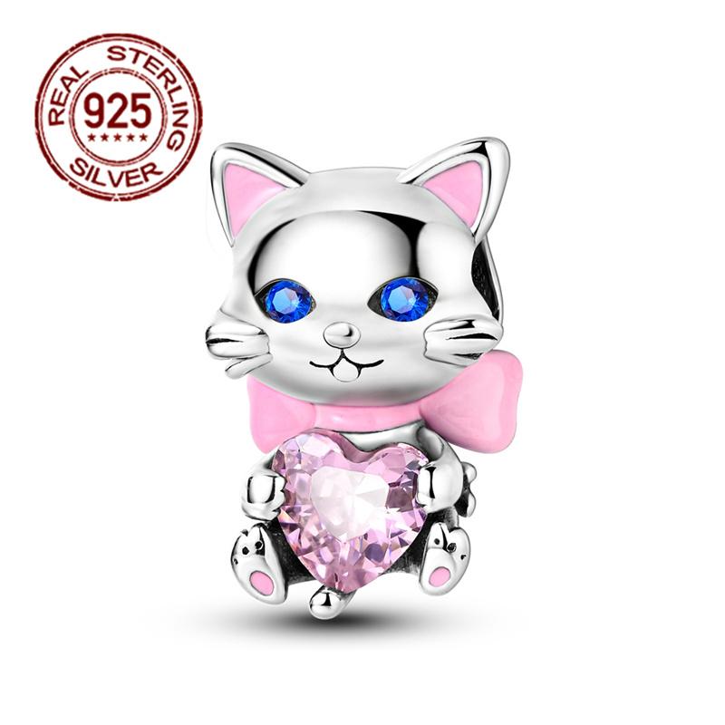 

Fashion S925 Silver Pendant Firefly Pendant Cute Bear Beads Suitable For 3MM Original Bracelet Women Jewelry Gifts 20mm