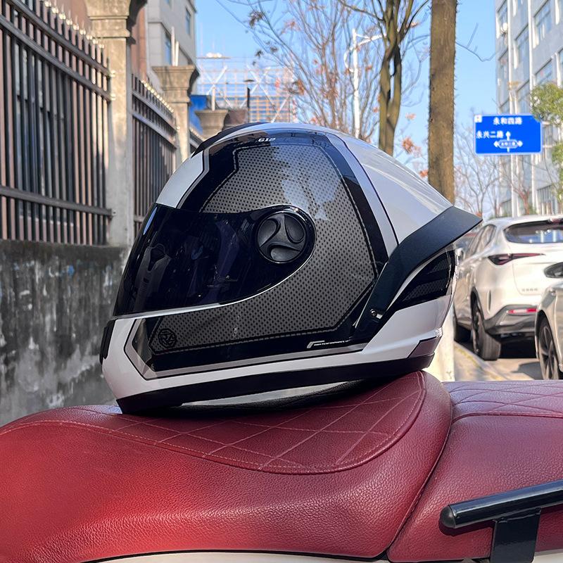 Motorcycle helmet full helmet men and women winter warm safety four seasons knight electric vehicle locomotive full