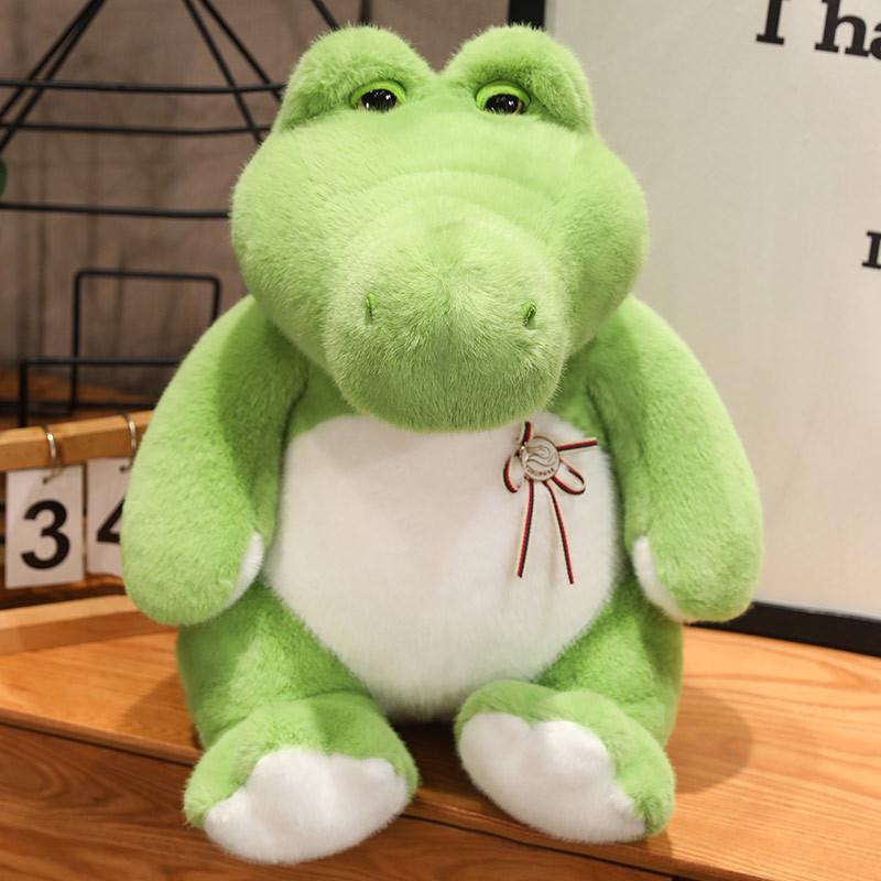 

Adorable Green And Red Crocodile Plush Toy Soft Pillow For Kids And Adults 30cm/11.81in зелёный