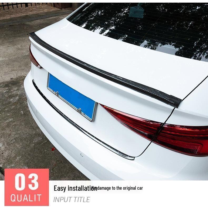 Universal No-Drill Rear Spoiler Wing Air Deflector