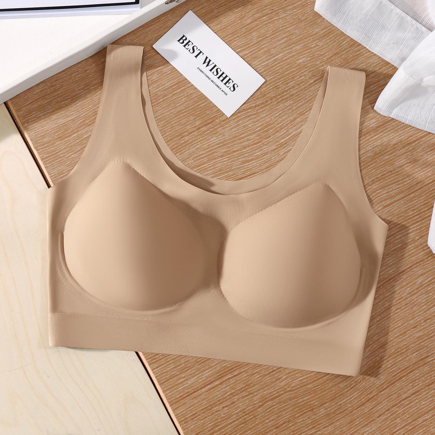 

Plus Size Seamless Supportive Back-Smoothing Bra XXL телесный