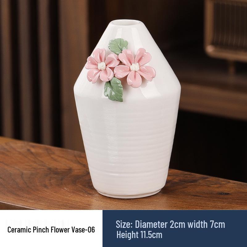 Handgefertigte Keramik-Blumenvase – Ideal für festliche Geschenke und kreative Wohnkultur