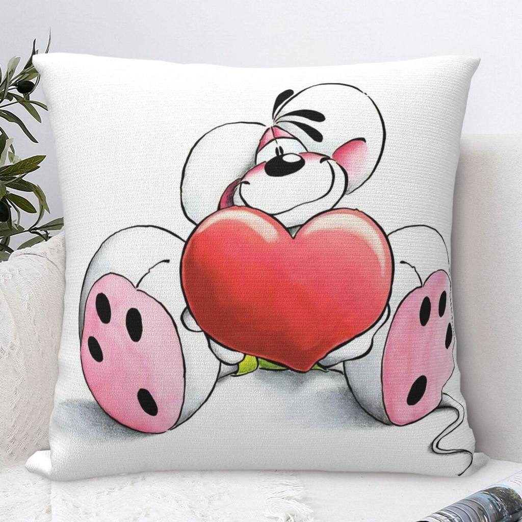 Poszewka na poduszkę Kreskówka Diddl Diddlina Design Poszewka na poduszkę Poszewka na poduszkę Vintage Na krzesło Sofę Dekoracja domu Poszewki