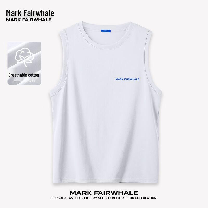 Мужская свободная хлопковая майка без рукавов Mark Hua Fei 3XL