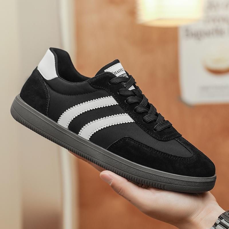 Fashion All-match Skate Shoes Men New Arrival Mens Sneakers Lace-Up Men Comfortable Casual Shoes Leather Flats Men's Walking Footwear
