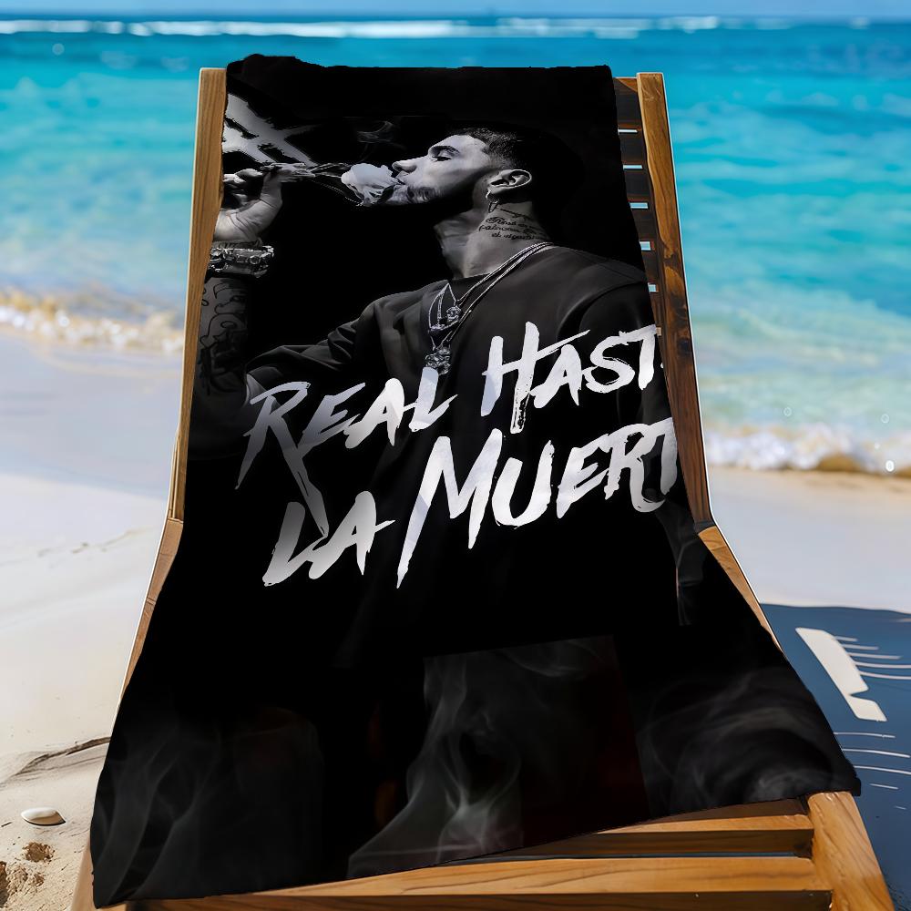 

Rapper A-Anuel AA Towel Sports Quick Dry Travel Camping Gear Sandproof Soft Light Large Beach Towel W40*H60(CM)