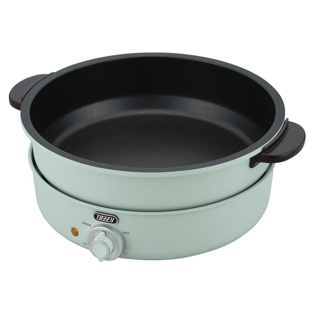 Toffy LADONNA Electric Grill Electric Universal Large Takoyaki Plate Kitchen Home Appliances Pot, Pot, Multi-Cooking Pot, Pot, 3.5L Capacity, Set,