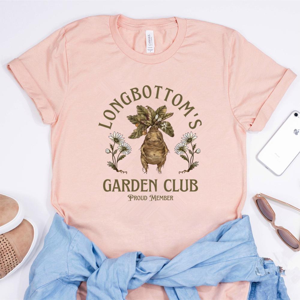 Longbottoms Garden Club Adult Tshirt Magical Botanicals Shirt Herbology Shirts Unisexdrake Tee Magic Top Unisex Short Sleeve Tops