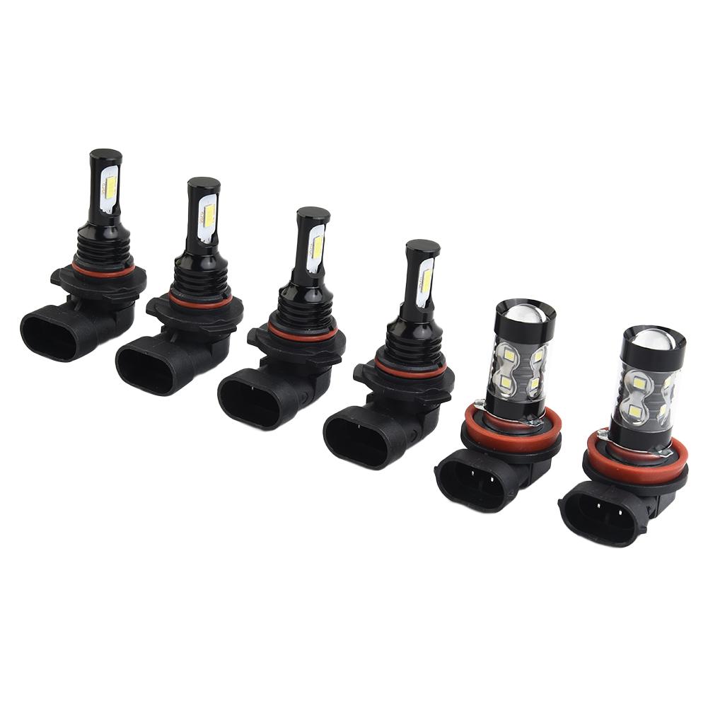 For Toyota RAV4 2013 2014 2015 LED Headlights Fog Lights Bulbs Headlamp COB Chips DC 9-32V Flood Lights Brand New High Quality