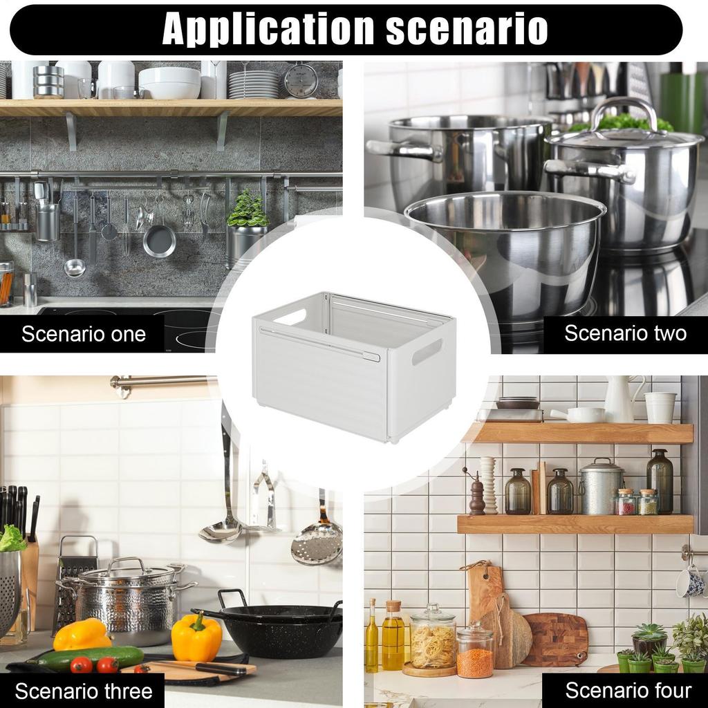 Under Sink Bathroom Storage Extendable Storage Basket Under Bathroom Cabinet Organizer For Home Kitchen Pantry Laundry Garage
