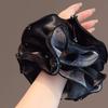 Koreanische Vintage Farbverlauf Gaze Scrunchies Elegante Elastische Haargummis Damen Schicke Dutt Zopf Haaraccessoires