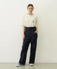 Casual CUT OUT LOGO POCKET WIDE TEE OFF WHITE [Milkfed] S/S Women's