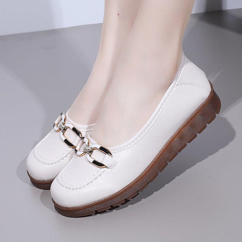 2025 new women moccasins with metal slip on loafers for ballet flats women's casual sneakers casual shoes zapatos mujer