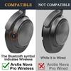 SOULWIT Cooling Gel Ear Pads for Steelseries Arctis Nova Pro Wireless/Arctis Nova Elite Headphones - Replacement Pads, High-Density Foam Head Pads, Co