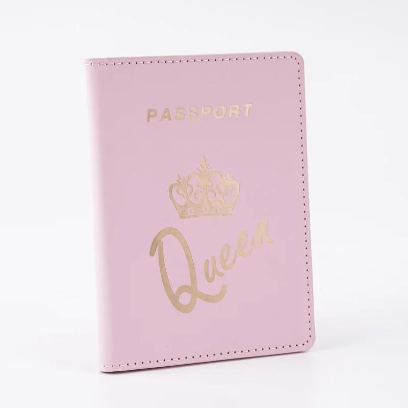 Passport Cover Passport Holder Letter Print Organizer Protective Card Case Credit Card Holder ID Document Passport Wallet