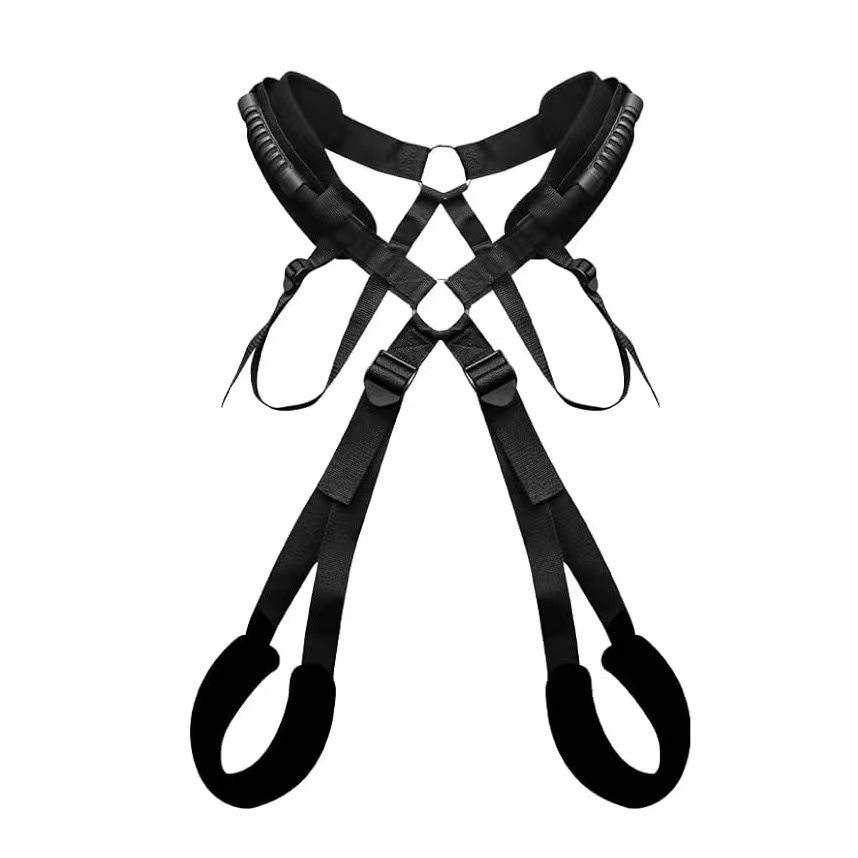 BDSM Sex houpačka pro páry Sada omezovačů vazby s nastavitelným popruhem Sexuální hračky pro dospělé Bondage Kit Houpačka z měkkého nylonu Hry pro dospělé