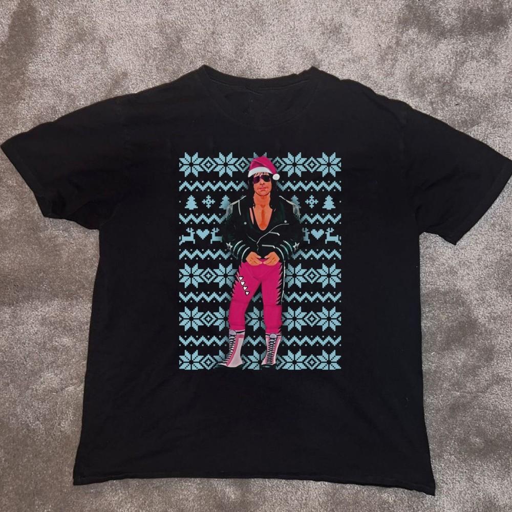 New Bret Hart ugly Christmas Gift Unisex S-5XL Shirt MD405 Unisex T-Shirt XXXXL