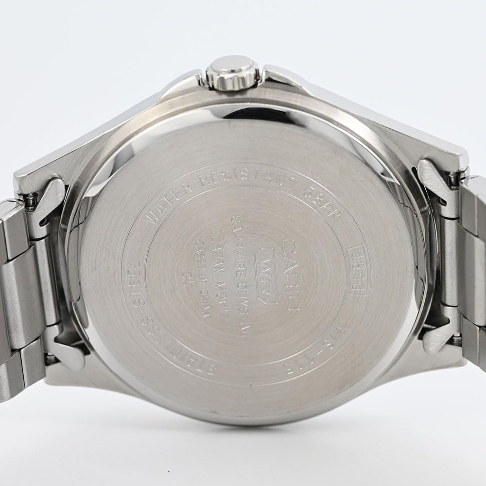 CASIO MTS-115D-2A2 Analog Quartz STANDARD Silver Light Blue