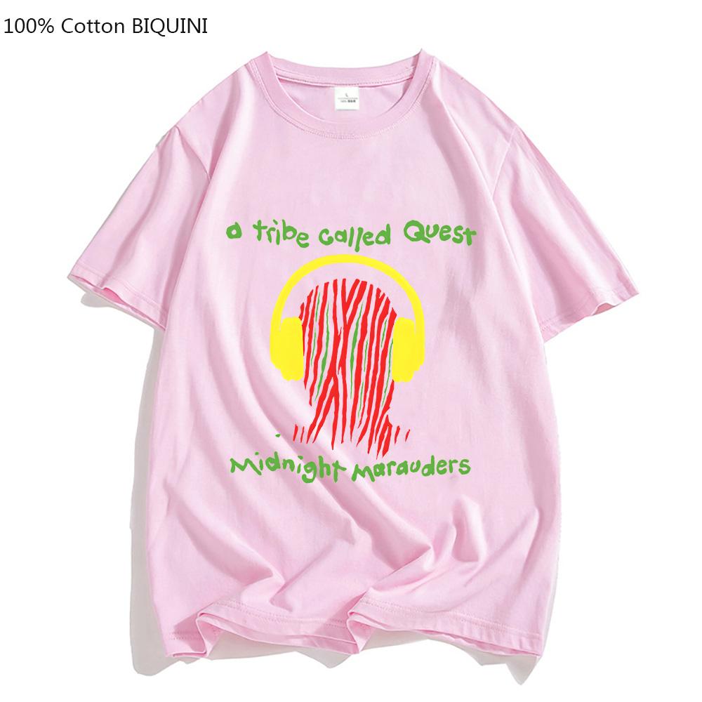 A TRIBE CALLED QUEST ATCQ T-shirts HERRAR Snygga T-shirts 100% Bomulls T-shirts Tecknad Kortärmad Fyra Säsonger Ledig Sweatshirt