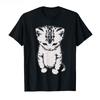 Poor Little Cat Funny Emoji Print Tshirt Poor Little Cat Laughing To Tears Cartoon Pattern Unisexs and Womens Trendy Tshirt