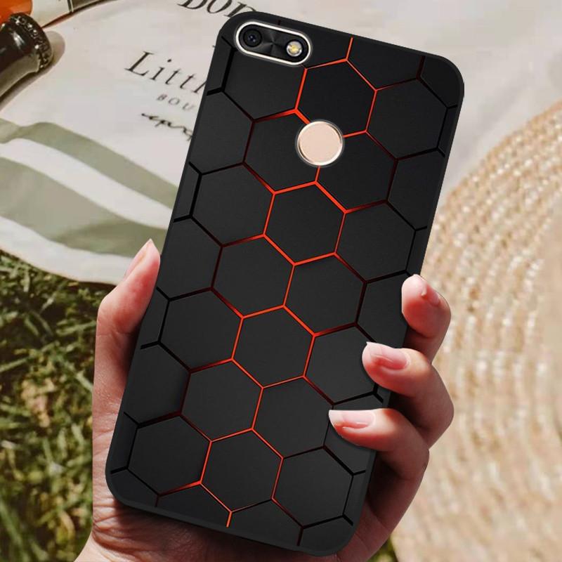 Per Huawei P Smart 5.65 pollici Custodia in TPU Morbido Silicone Lupo Carino Cover Posteriore Custodia per Telefono Per Huawei P Smart 2018 FIG-LX1 Custodia PSmart