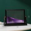 Creative Moving Sand Art Painting Square Glass 3D Deep Sea Sandscape Quicksand Hourglass Rotatable Flowing Sand Home Decor Gifts