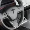1PCS Car Steering Wheel Replacement Accessories Auto Decoration Logo Cover For Tesla Model 3 Model S X Model Y 2020 2021 2022
