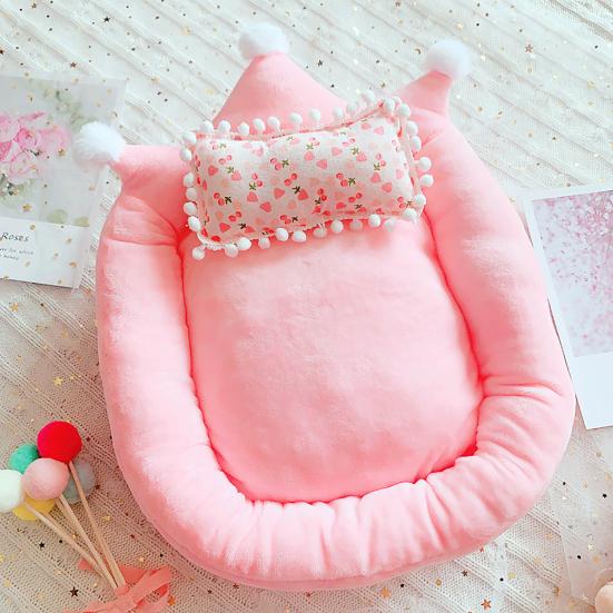 Doll Bedding Set Realistic Washable Plush Bedding Set Play Toy for Gift