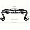 1 Piece Rustic Metal Wall Mounted Planter Hooks for Indoor Outdoor Gardens Heavy Duty Plant Holder