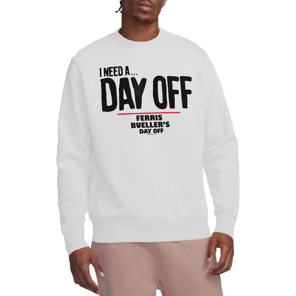 Ferris Bueller's Day Off Unisex Adult Ferris Bueller Needs A Day Off Sweatshirt