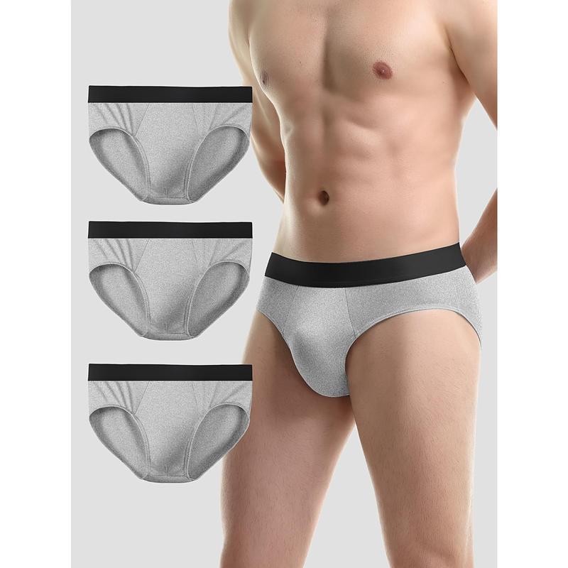 L8045 New Style Men's Breathable Sports Bra & Underwear Set - 3 Pieces