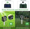 Solar-Powered Ultrasonic Pest Repeller with Infrared Sensor and High-Power Speaker for Rats and Birds