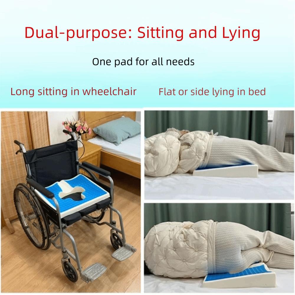 T Shaped Elderly Butt Cushion Anti Decubitus Pad  for Bedridden Elderly and Disabled People