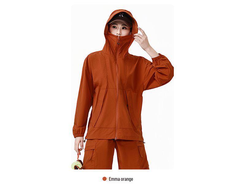 Unisex Summer UV Protection Ice Silk Jacket – Breathable, Lightweight Skin Clothing for Fishing