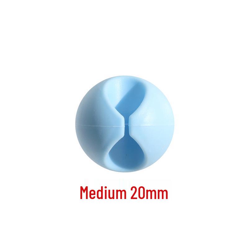 Multi-Hole Self-Adhesive Cable Organizer and Power Cord Holder