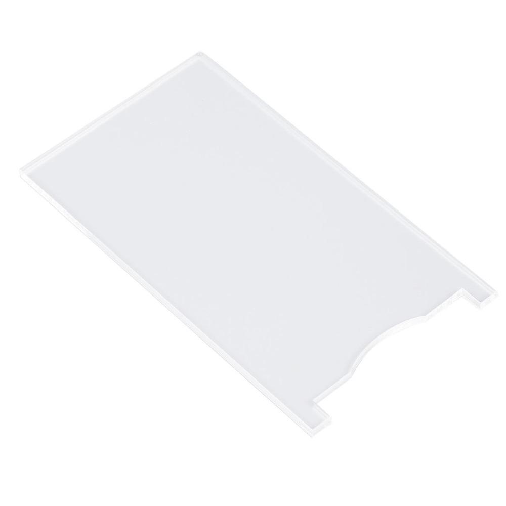 2 Set Clear Acrylic Furniture Wall Spacer Adjustable Length Sofa Wall Stopper Bedroom
