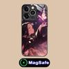 Demon Slayer Nezuko Phone Case for iPhone 16 15 14 13 12 11 Pro Max Plus Mini MagSafe Glass Colour Printing Cover Luxury
