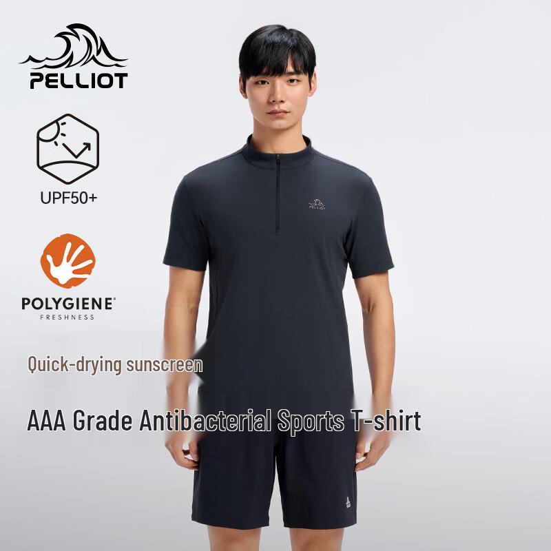 Pelliot Outdoor Quick-Dry Stand Collar T-Shirt