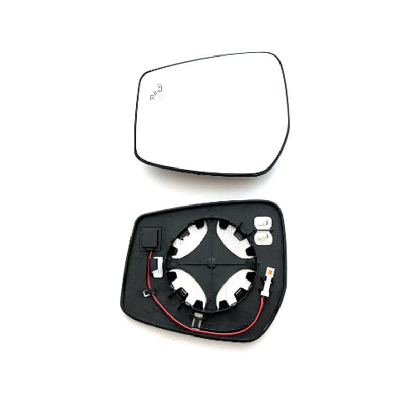 Compatible Rearview Mirror Lens Replacement for 2013-2020 Nissan Note with Heating Function