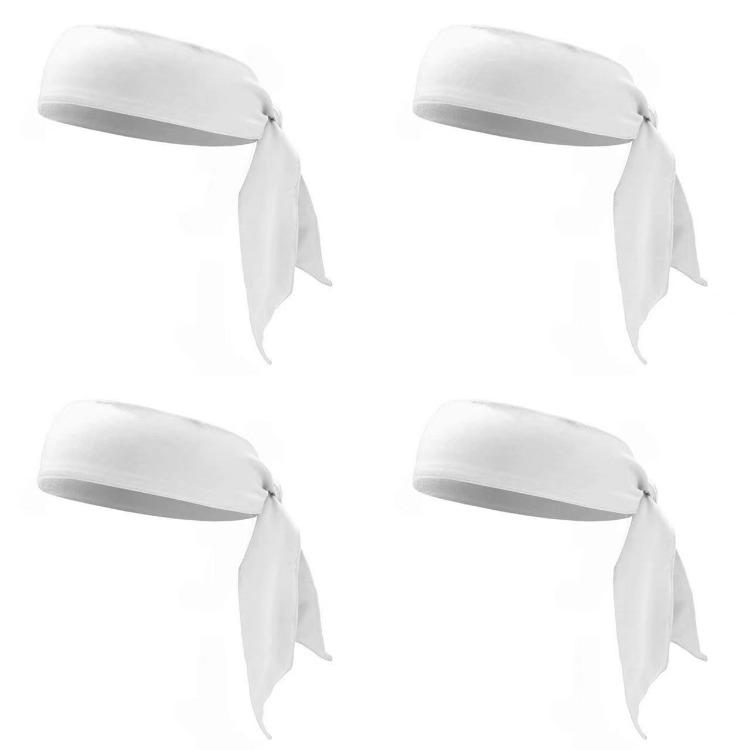 Elastic Sports Ribbon Pirate Sweatband for Tennis Unisex Men Women Teens Headband Gym Fitness Yoga Hair Bands Athletic Headwear