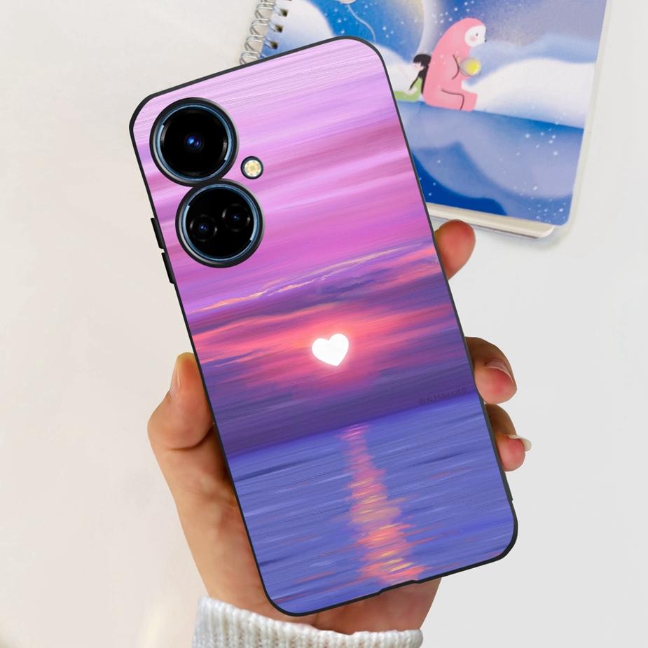 For Tecno Camon 19 Neo Case CH6i New Fashion Painted Cover Soft Silicone Phone Case For Tecno Camon 19 Pro 5G Camon19 Neo Bumper