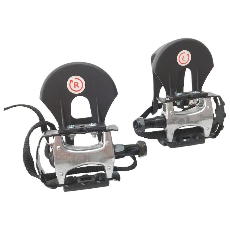 Commercial Spin Bike Pedals 9/16inch British Thread Nonslip Design Light Weight Plastic Aluminum for Indoor Cycling 1