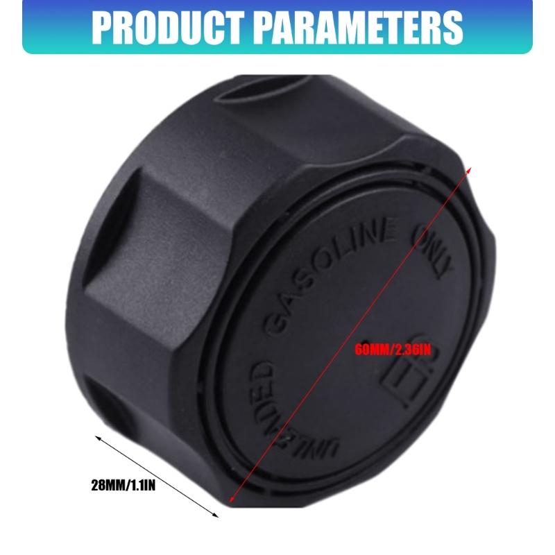 Oil Gas Tank Cap Vented 751-10049 751-3071 for Mower Replacement Plastic Tank Cap Cover Easy Installation