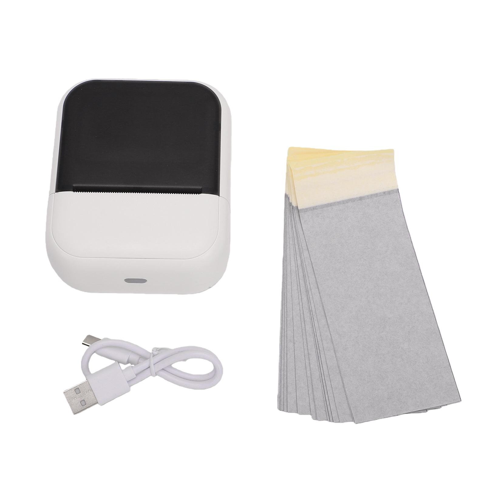 Vestidos Tattoo Printer 2 Inch Thermal Label Printer Wireless Bluetooth Connection 203Dpi Resolution Portable Mini Printer For